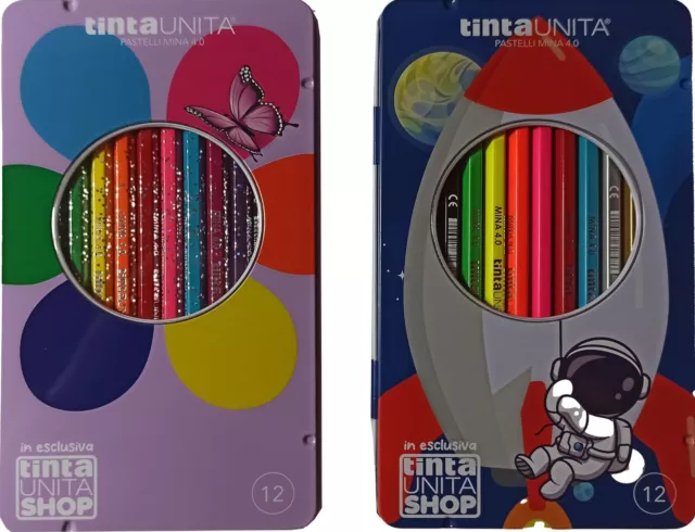 Tinta Unita PASTELLI TINTA UNITA MINA 4,0 new box da 36 pezzi Tonalità  Pastello : : Giochi e giocattoli