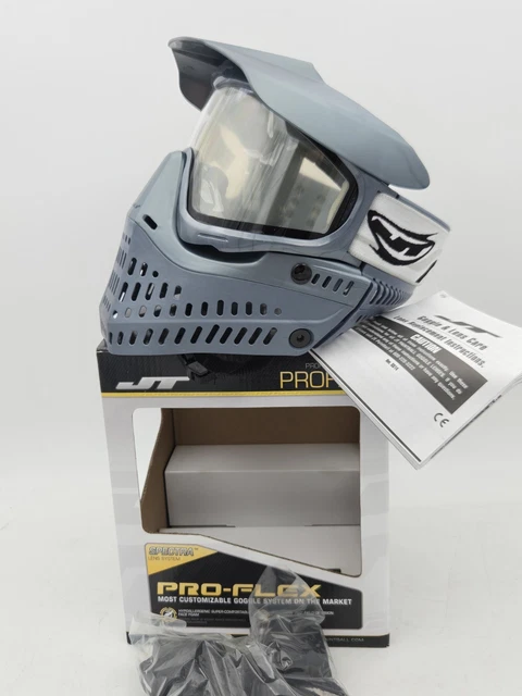 Masque JT Paintball Proflex - Plastrons Aquamarine - Neuf (Détails Mineurs) - USA