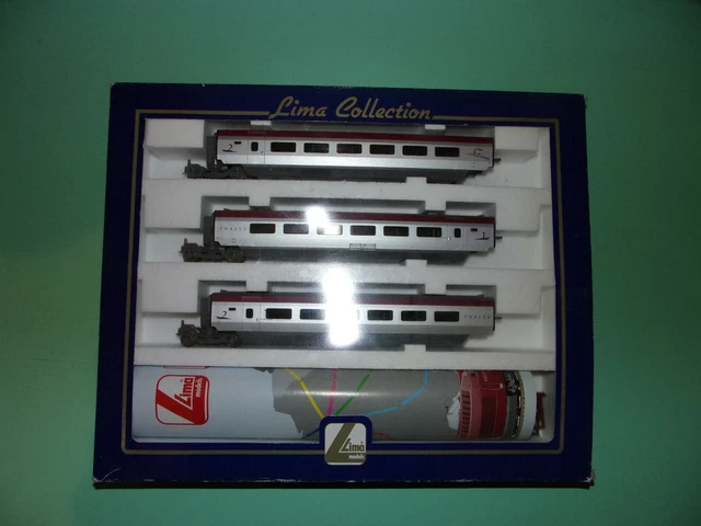 LIMA COFFRET 4 éléments TGV THALYS PBKA SNCB/NMBS 149704 NEUF et RARE
