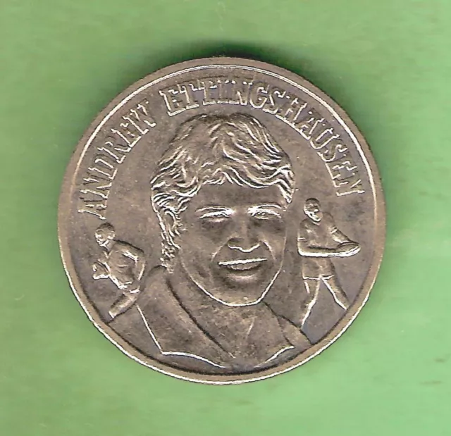 #D246.1991 Superstars Rugby League Medal - Andrew Ettingshausen, Cronulla Sharks