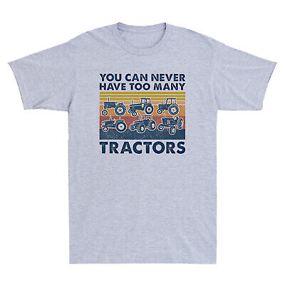Trattore mai troppo Driver è possibile T-shirt TRATTORI AGRICOLTURA hanno Divertente Uomo Molti