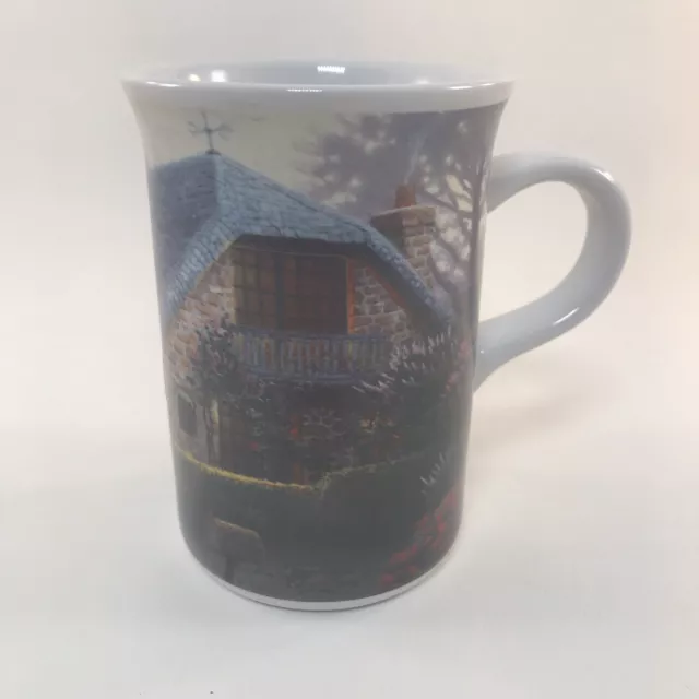 2004 Thomas Kinkade "LILAC COTTAGE" Heat Activated Illuminating COFFEE CUP / MUG