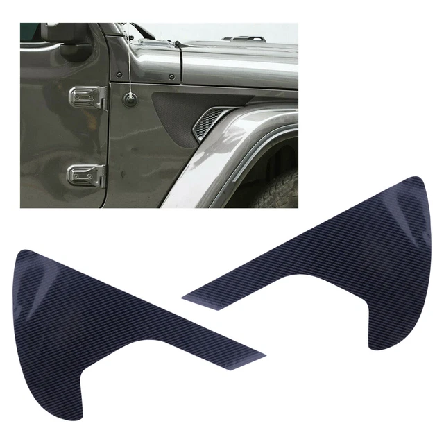 2x Leaf Fender Sticker Trim Decal Fit For Jeep Wrangler JL Gladiator JT 18-21