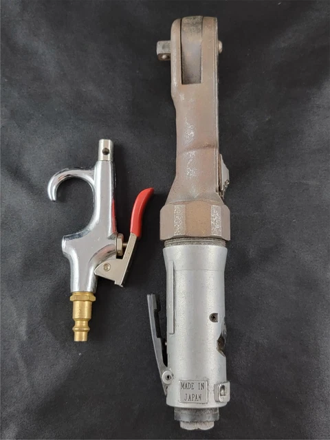 Lot of 2 Compressed Air Nozzle & Craftsman 3/8" Air Ratchet Tested Functional