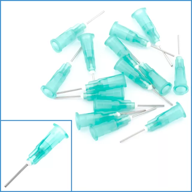 15pcs 21G Syringe Glue Dispenser Plastic Precision Liquid Applicator Gauge Tips