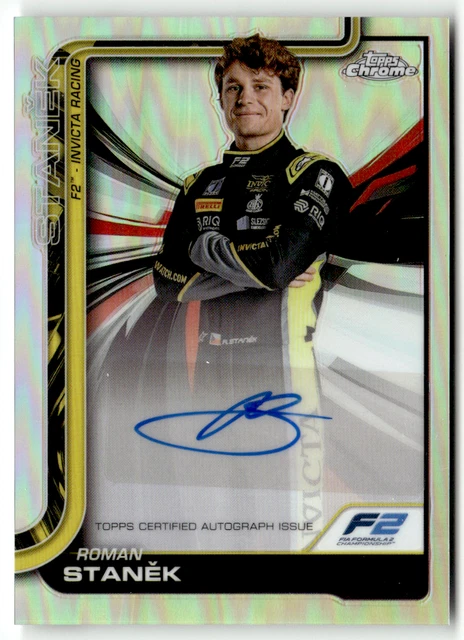 Chariot Races Rome TOPPS CHROME FÓRMULA 1 2025 CAC-STA Roman Stanek Refractor Auto EUR 11 ...
