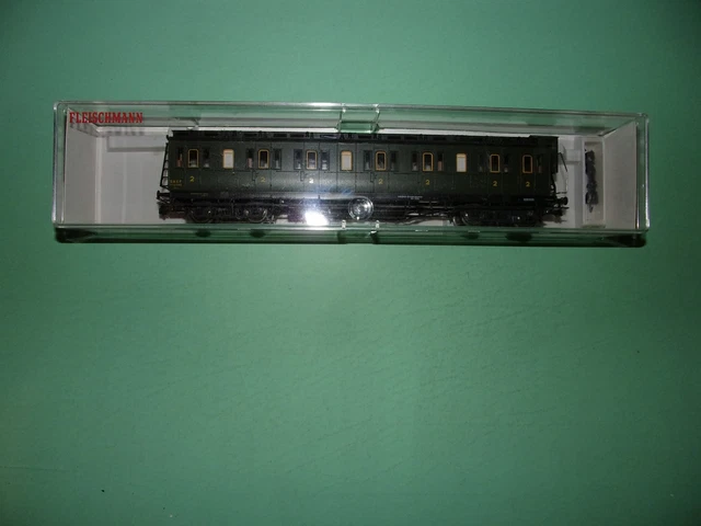 Fleischmann Piccolo 8087 F – Voiture Voyageurs 3e Classe SNCF – Occasion