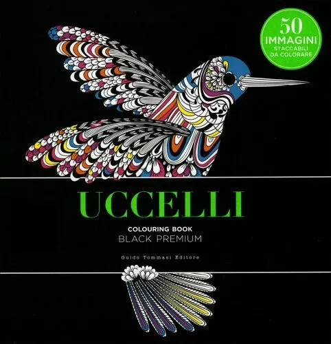 Libro Uccelli - Colouring Book Antistress