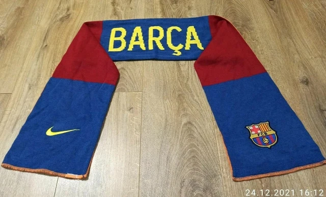 Nike FC Barcelona Barca Soccer Acrylic Scarf Multi-Color One Size