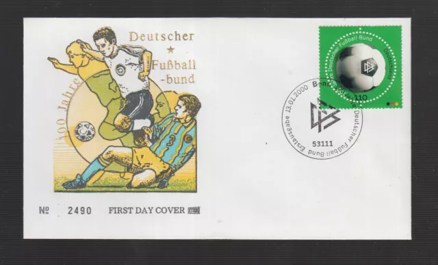 Germany BRD 2000 FDC  - 100 Jahre Deutscher Fußballbund