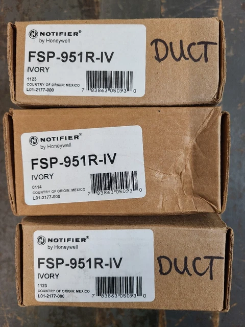 Notifier Fsp-951R-Iv Remote Test Capable Photoelectric Smoke Detector "Ivory"