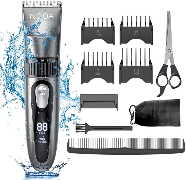 Kit de corte de pelo inalámbrico NOOA para hombre, recargable para hombre
