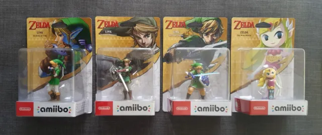 Lot Amiibo Link Zelda - The legend of Zelda - Neuf sous blister