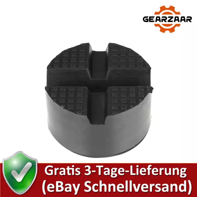 Wagenheber Aufnahme Gummiklotz Hebebühne Adapter Gummi Gummiblock Klotz für DE