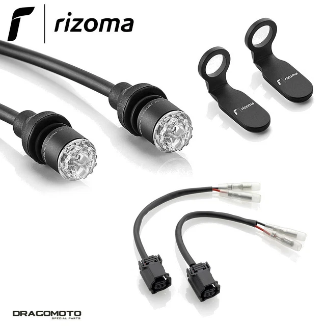 Clignotants LED RIZOMA Noir Mat Pour Yamaha Tracer 900 2015-2016 - Neuf Sous Garantie 2 Ans