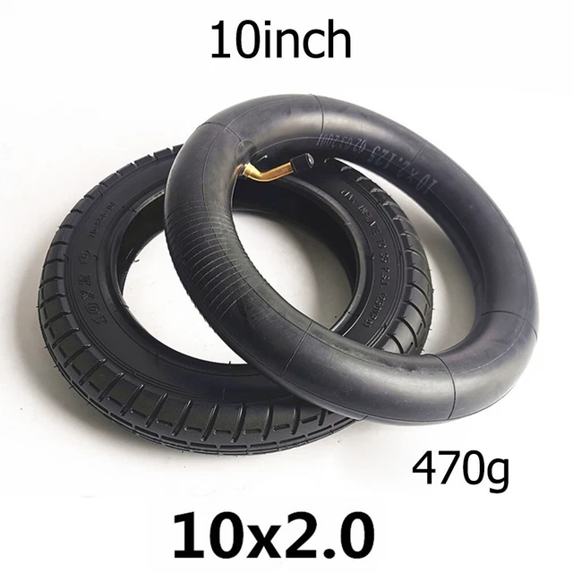 Flycoo2 10 x 2,50 25 cm pneumatico + camera d'aria per autobilanciamento monopattino elettrico scooter antiscivolo assorbimento degli urti ammortizzazione pneumatico anteriore posteriore CST, 2 Sets