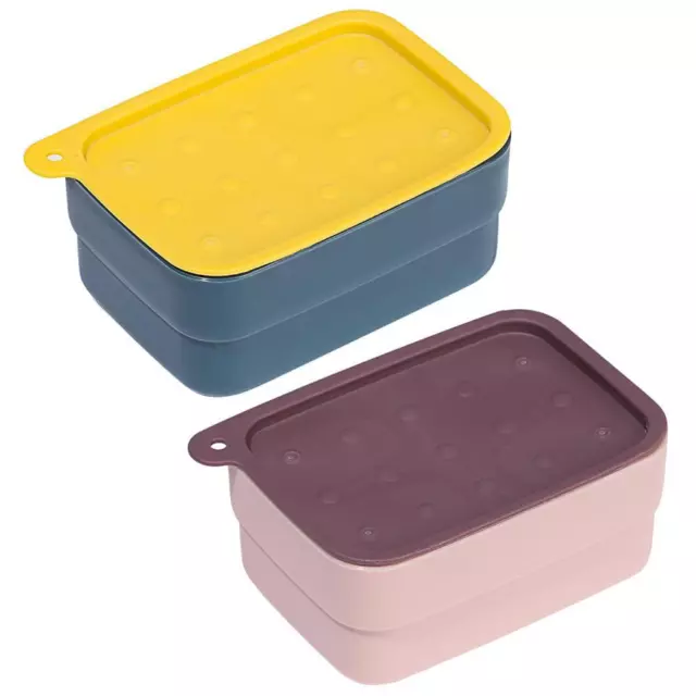 New Leaking Sponge Container Waterproof Storage Box Soap Dish Soap Case Soapbox