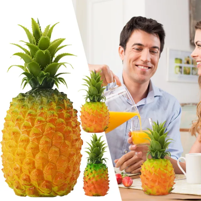 Artificial Pineapple Realistic Artificial Fruit Fake Pineapple For Home Cabinet