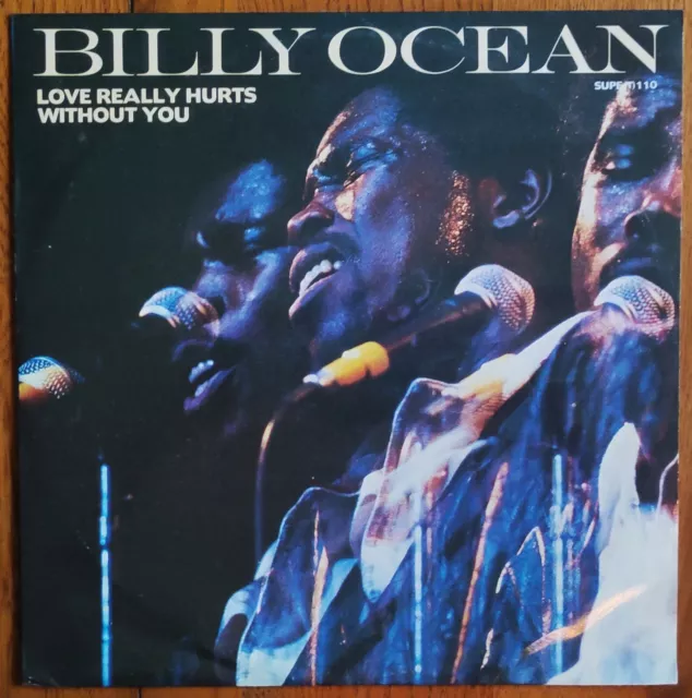 DISQUE VINYLE MAXI 45t BILLY OCEAN « Love really hurts without you DISCO UK 1986