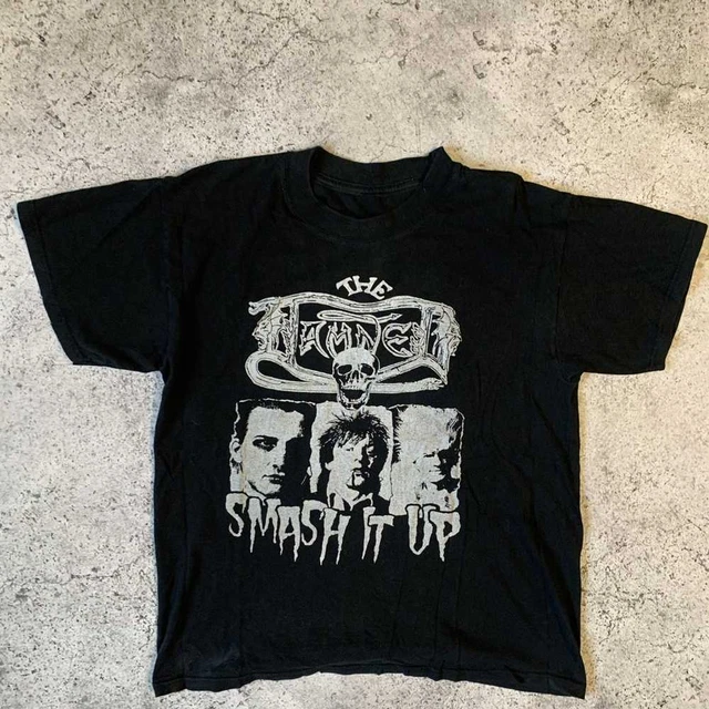 Retro The Damned Smash It Up Band Tee Vintage  LAN4913