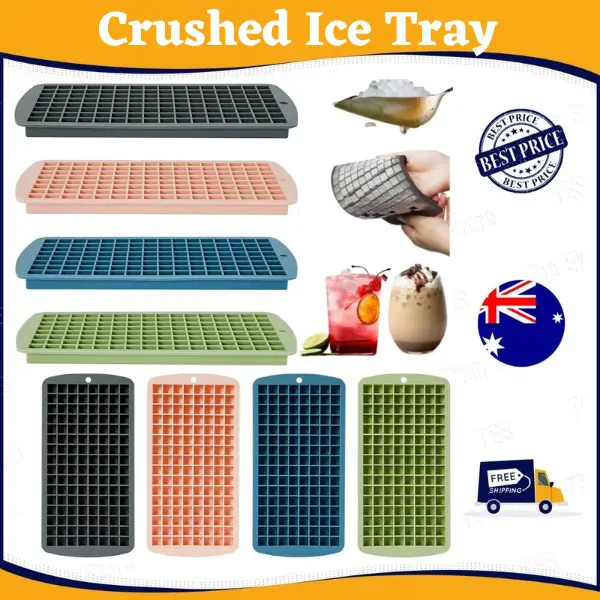 128 Grids Mini Ice Cube Tray Small Cubes Frozen Silicone Ice Cube Maker Mold