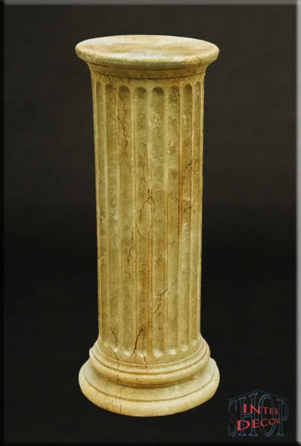 Dekosäule Im Griechischen Stil - 64 Cm Hoch, Wetterfest Aus GFK, Als Podest Für Pflanzen Oder Deko