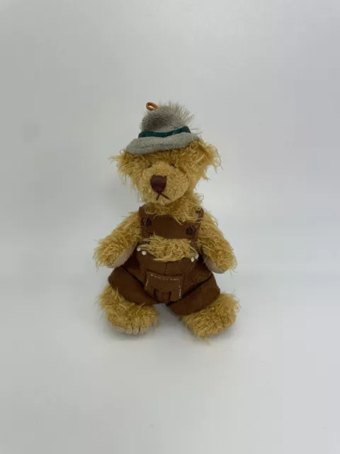 Alter Hermann Teddy Original Bär Teddybär 12 cm mit Hose Germany Vintage