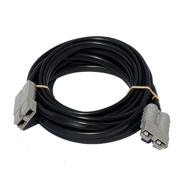 12 volt Extension Leads 6mm Dual Core Cable 50 amp Anderson Plugs Various