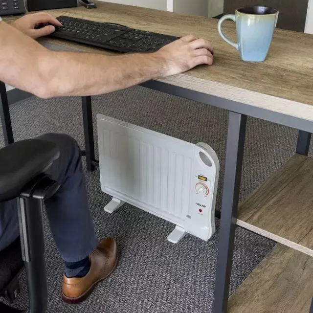 Newair Portable Heater - 400-Watt under Desk Heater with Slim Fit Design and Sil 3