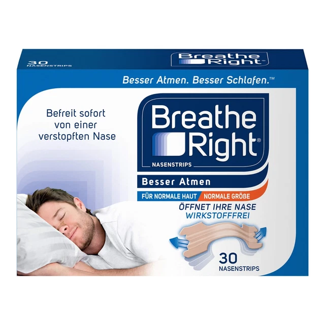 BESSER Atmen Breathe Right Nasenpfl.normal beige 30 St