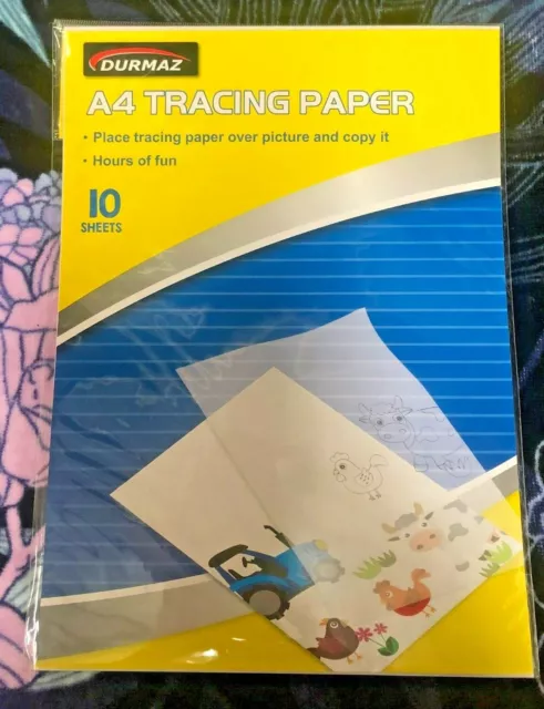 Tracing Paper A4 Premium Quality Tracing Paper Pack10 Sheets | Hyt