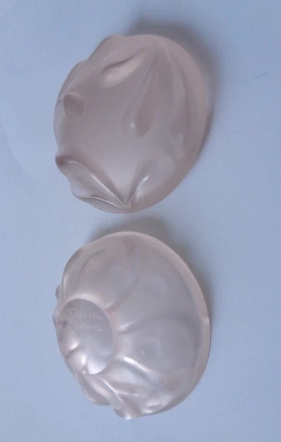 Glas MINIATUR DECKELDOSE,Dose,Daume France SIGNIERT,Frankreich,Mistel ?