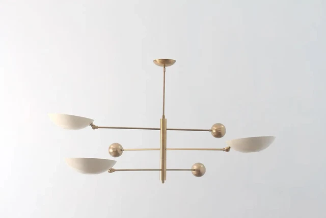 LAMPE DE LUMINAIRE orbitale lustre de comptoir de bras rotatif ...