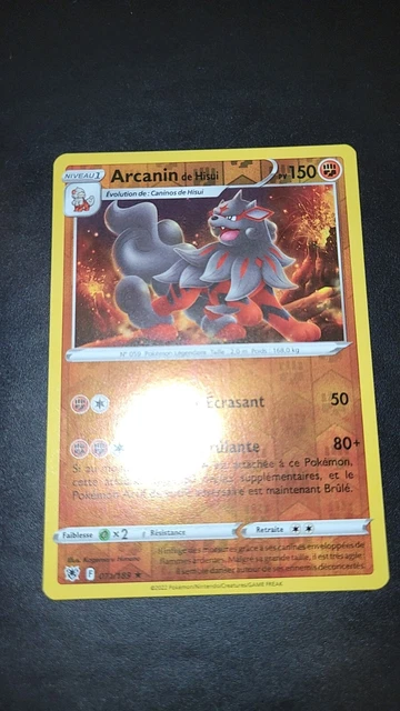 🇨🇵 Carte Pokémon arcanin de Hisui 071/189 Reverse EB10 Astres Radieux Fr