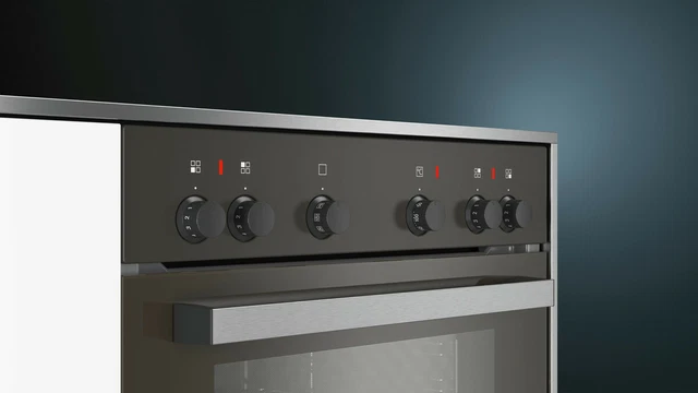 Siemens HE010FBL0 Four Encastré Einbauofen 3D-Heißluft Braun 66L 2