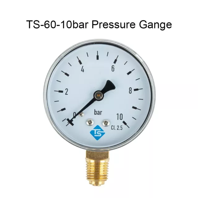 14 Inch NPT 010 Bar Side Mount Pressure Gauge for Precise Measurements 2