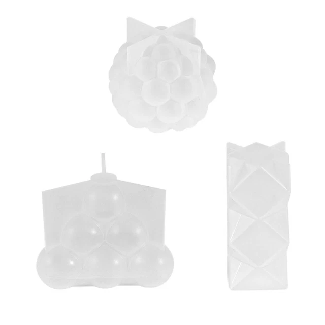 d'argile Silicone Fait à la main Bougie Moule Chocolat Savon Balle irrégulière