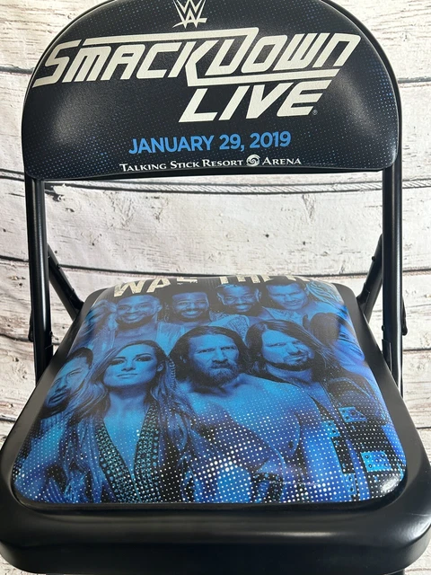 WWE Smackdown Live Jan 29 2019 Scottsdale Talking Stick Arena Folding Chair