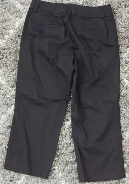 Eddie Bauer Chinohose Größe 4 (29 Taille) schwarz gerade Mercer Passform Hose 2