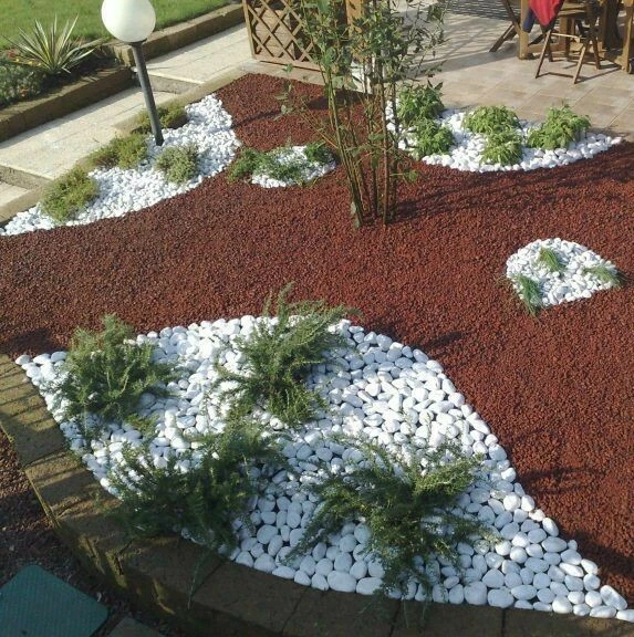 Ciottoli Bianco Carrara Per Giardino - 25kg, Misce 25-40mm, Per Vialetti E Decorazioni - Foto 4