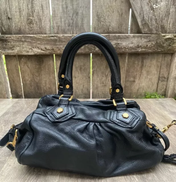Marc By Marc Jacobs Classic Small 🖤 Q Groovee Leather Black Satchel Bag