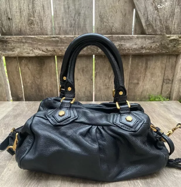 Marc By Marc Jacobs Classic Small 🖤 Q Groovee Leather Black Satchel Bag Marc By Marc Jacobs Classic Small 🖤 Q Groovee Leather Black Satchel Bag