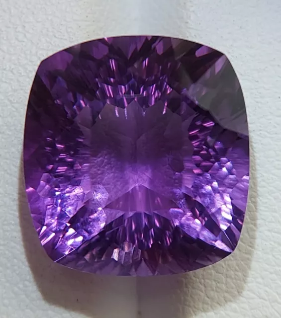 Earth mined amethyst gemstone - faceted natural purple Quartz 21.35 CTS