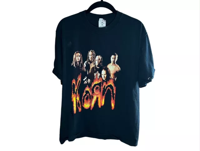 Vintage Korn Pop Sux Tour Bootleg T-Shirt Y2K Size M