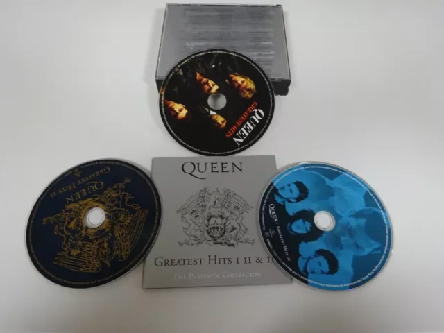 Queen Greatest Hits Vol 1, 2, 3 The Platinum Collection 3x CD set MINT Freepost