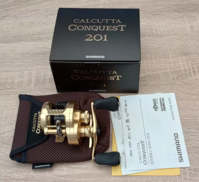 SHIMANO 21 Calcutta Conquest 201 LEFT Baitcasting Reel New