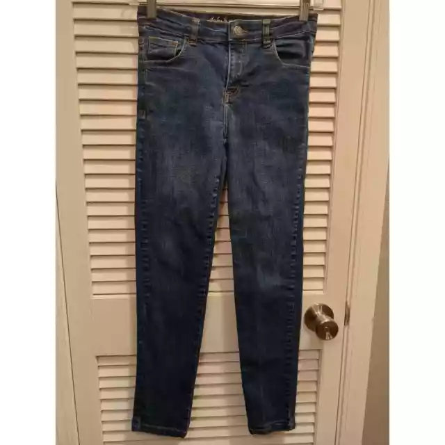 Baby Phat Jeans Youth Girls Blue Low-Rise Skinny Denim Girls Size L (14)