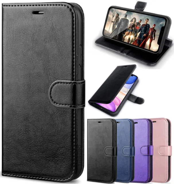 For Apple iPhone 8 Case Leather Wallet Book Flip Stand Hard Cover For iPhone 8