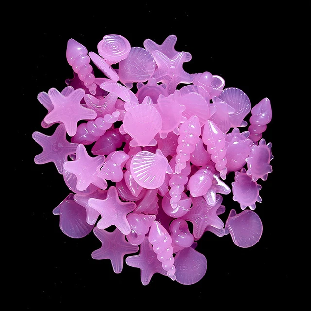 Fish Tank Glow The Dark Aquarium Stones Decorations Landscaping