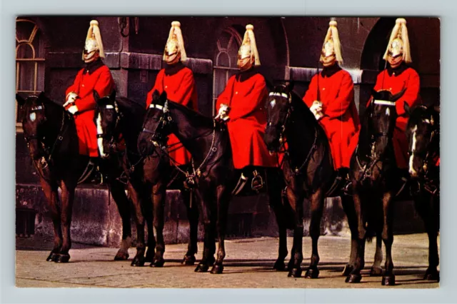 London-United Kingdom, Whitehall, Horse Guard Parade, Vintage Postcard